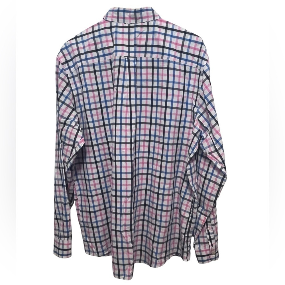 Chaps Men’s Multicolor Button- Down Plaid Shirt S… - image 3